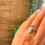 Mermaid of the Sea – Anillo Cola de Sirena en Acero Inoxidable