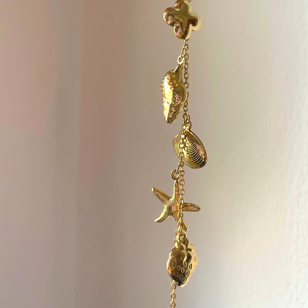 Gold Tide - Pulsera de acero inoxidable