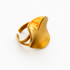 Duna Dorada – Anillo Dorado de Acero Inoxidable