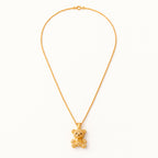 Goldener Teddy-Anhänger Y&amp;C