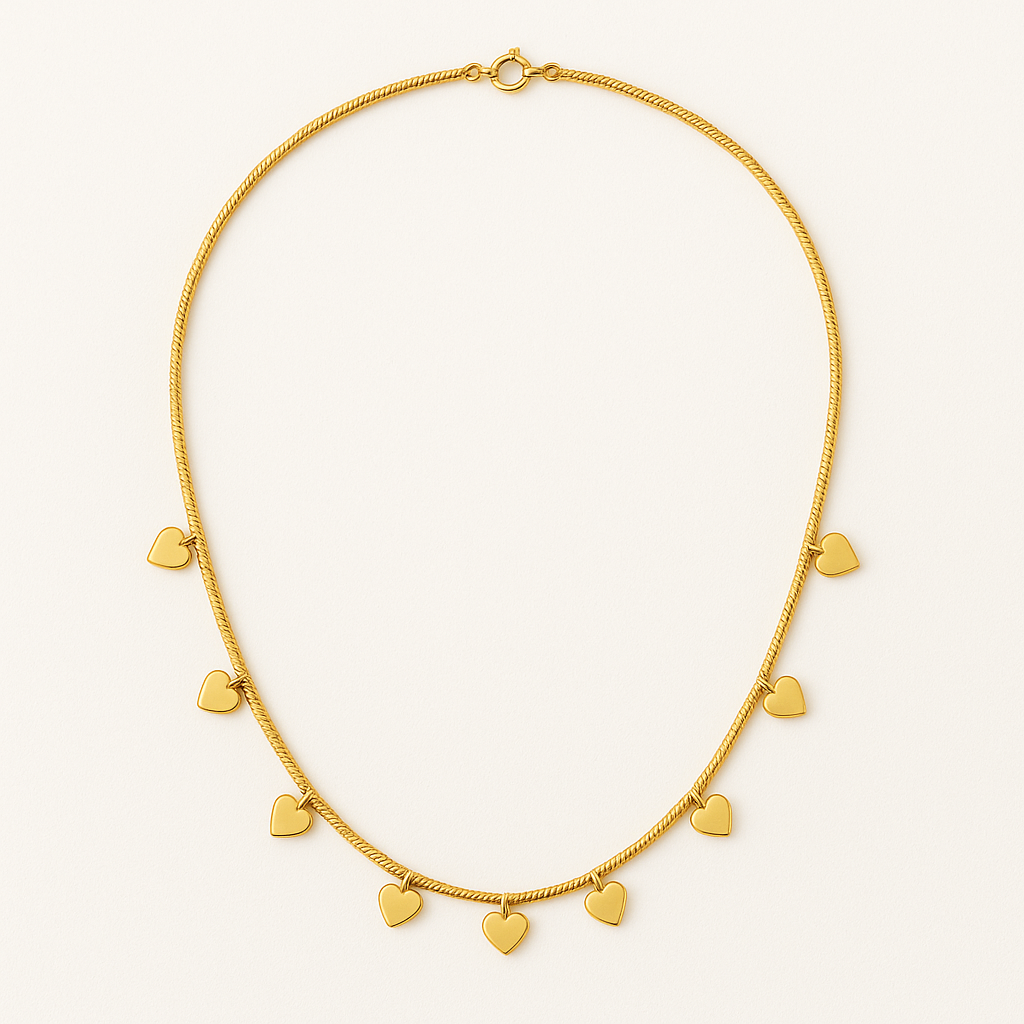 Y&amp;C Gold Herz Anhänger